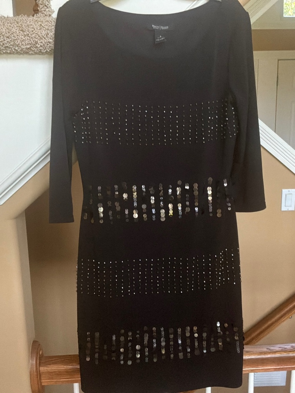 WHBM BLACK DRESS SIZE - Picture 2 of 7